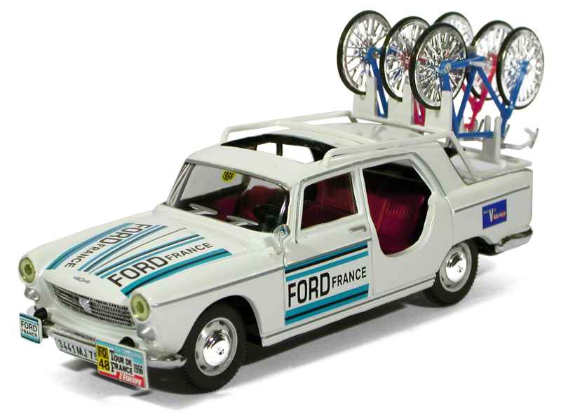 Peugeot - 404 Berline Tour De France 1966 - Norev - 1/43 - Autos