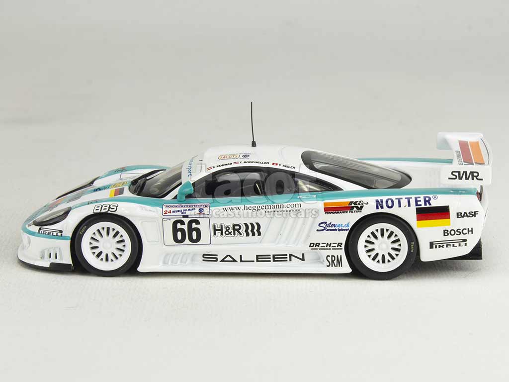 Miniature Saleen S7R N°60 - 24H Du Mans 2001 - Écurie Saleenallen - 1/43 Ixo