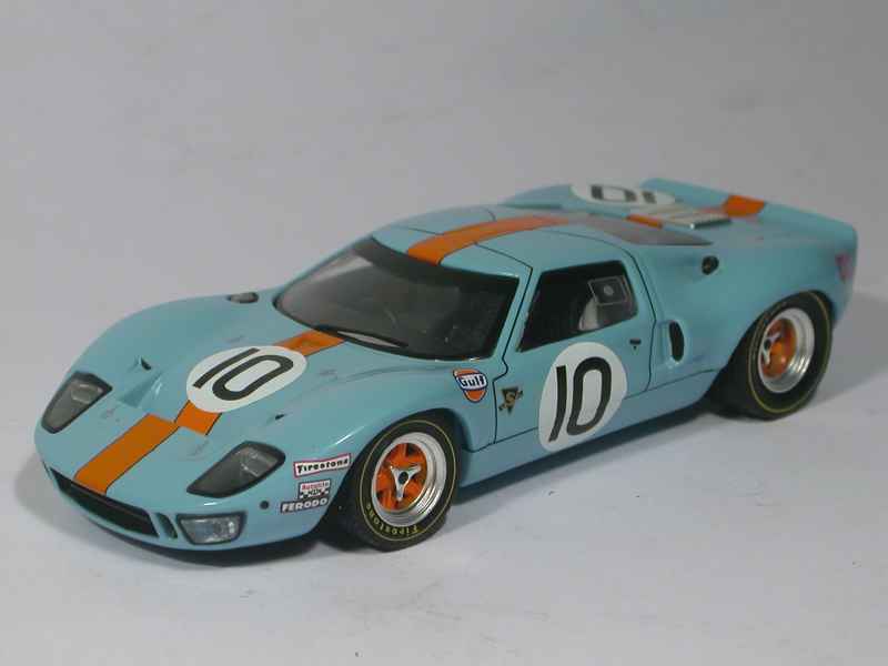 Modèle Réduit 1/43 Ford GT40 Le Mans 1968 #9 - Marque IXO/Altaya, Très Bon état