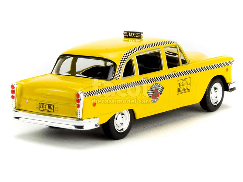 37087 Checker Cab Taxi New York 1980