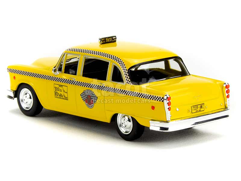 37087 Checker Cab Taxi New York 1980