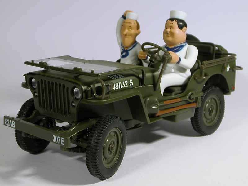 38366 Willys Jeep Laurel & Hardy Go To Sea