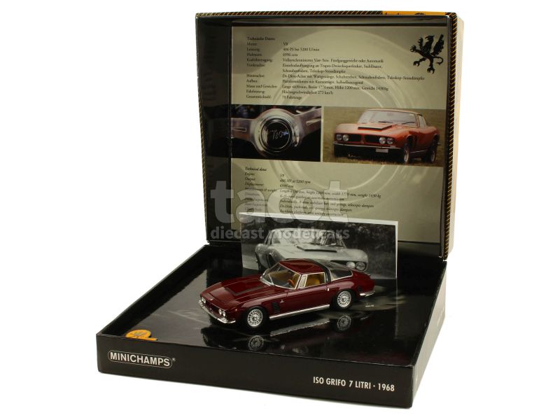 ISO - Grifo 1968 - Minichamps - 1/43 - Autos Miniatures Tacot