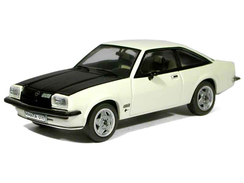Miniature Opel Manta A 1/43 WhiteBox A GT/E Jaune/noire - Voiture