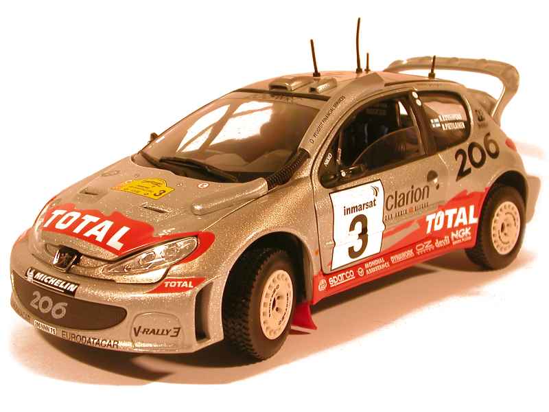 38813 Peugeot 206 WRC Rally Safari 2002
