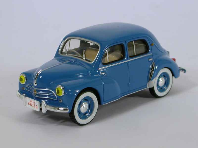 Renault 4cv Norev 1/43 - Bleue, Année 1954 - Miniature Métal Neuve