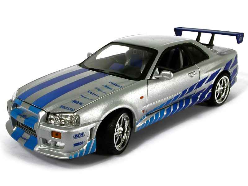 Nissan - Skyline GT-R R34 1999 - Ertl - 1/18 - Autos Miniatures Tacot