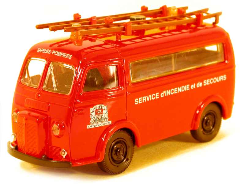 Miniature 1/43 Aquavit - Peugeot D.3.A Pompier - Véhicule Vitré - France