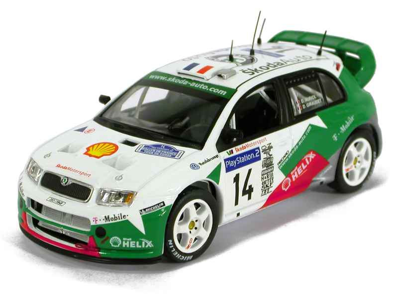Skoda - Fabia WRC Tour de Corse 2003 - Solido - 1/18 - Autos Miniatures