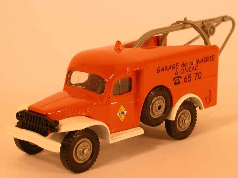 Dépanneuse Dodge Majorette 351 – 1/60 – Années 70 – Orange – Fabriquée En France