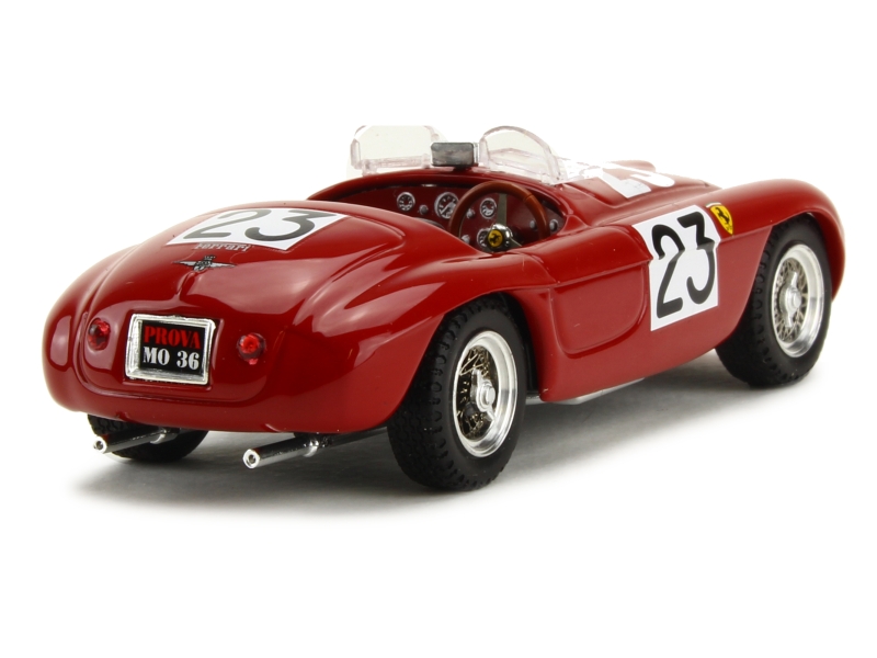 Miniature ARTMODEL Ferrari 166 Spider N°23, Le Mans 1949, échelle 1/43, Lucas Ferret