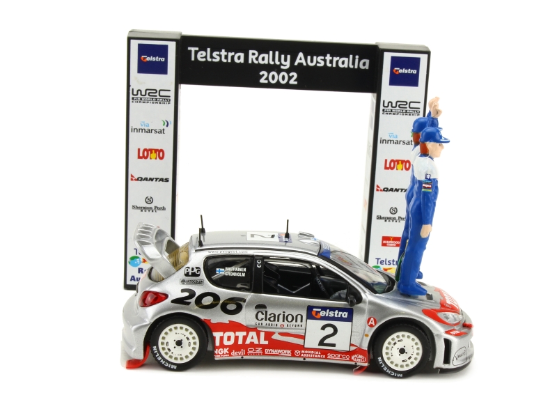 43687 Peugeot 206 WRC Podium 2002