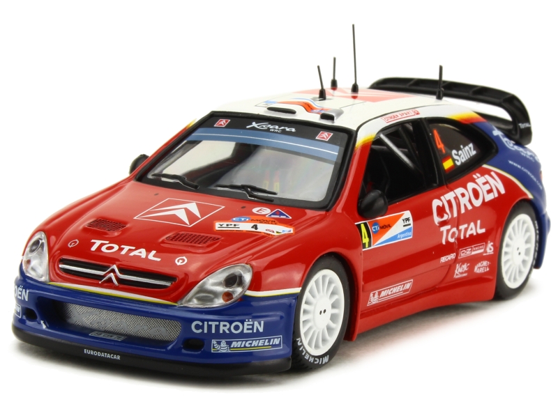 Rally Model Car IXO 1:43 CITROEN XSARA WRC Argentina 2004 C. Sainz [MZ13 Rally Model Car IXO 1:43 CITROEN XSARA WRC Argentina 2004 C. Sainz [MZ13