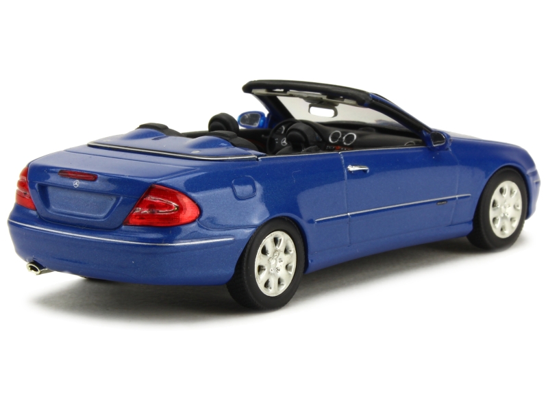 Miniature Minichamps Mercedes CLK Cabriolet 2003 Noir 1/43 - Série Limitée