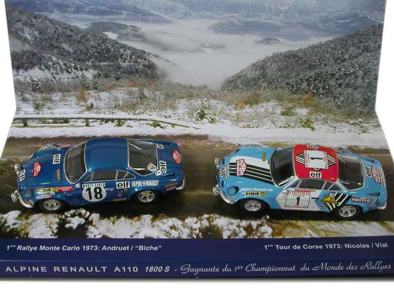 Trofeu - Alpine Renault A110 - K. Russling/W. Weiss - Monte-Carlo 1973 #35 - Troféu
