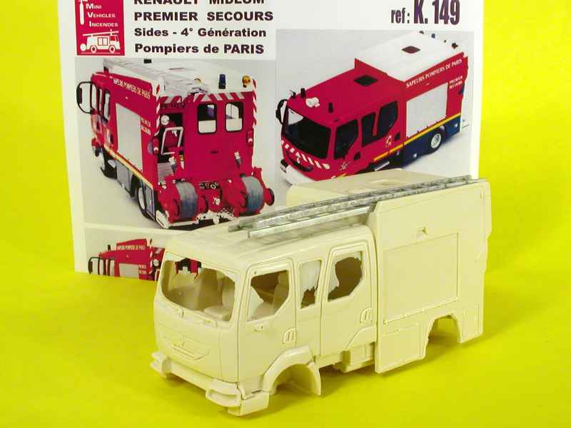 MVI Résine SB 1/43 - Renault Master B120 Pompiers Interventions