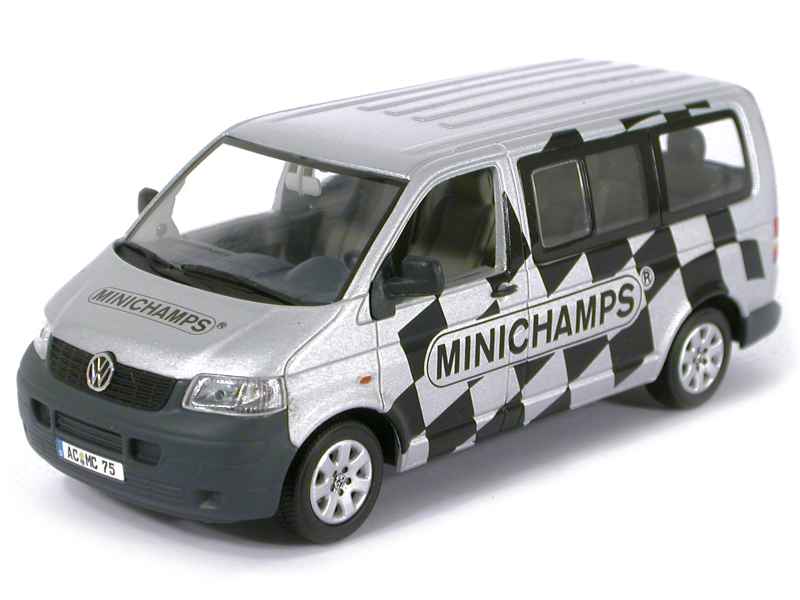 Volkswagen Multivan 2003 1/43 Minichamps - Rouge - Miniature Collection