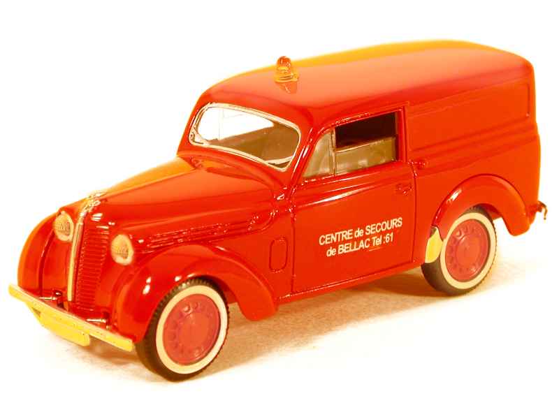 Renault Juvaquatre Tôlée La Poste 1/43 - Eligor 100948 - Modèle D'occasion En Excellent état