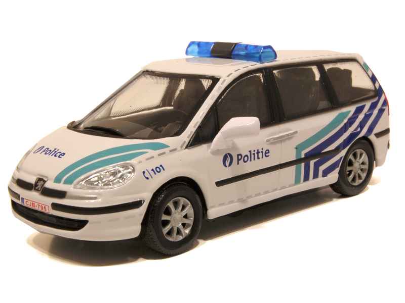 Coffret 3 Voitures Police Nationale 1/43 – Peugeot / Renault – Cararama – Scellé