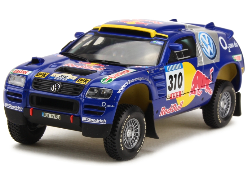 MINICHAMPS 1/43 – Volkswagen Touareg Rallye Barcelone-Dakar 2005 – Occasion (état Neuf)