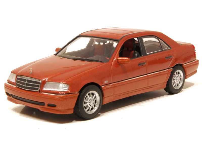 Miniature Minichamps 1/43 Mercedes-Benz C200 W202 1997 - Argenté - Collection