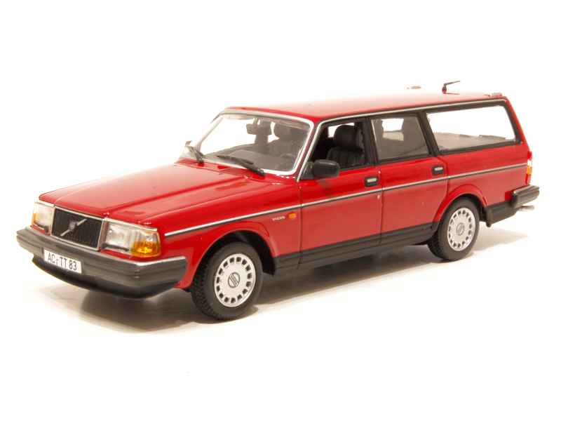 Minichamps 1:43 Volvo 240 GL Break Année De Construction 1986 Sombre Rouge Metallique 940171415