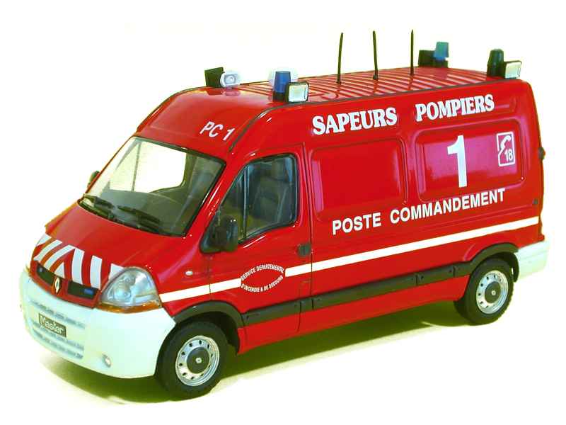 Miniature Renault Master Pompiers Brésil 2019 – Eligor 118101 – Échelle 1/43
