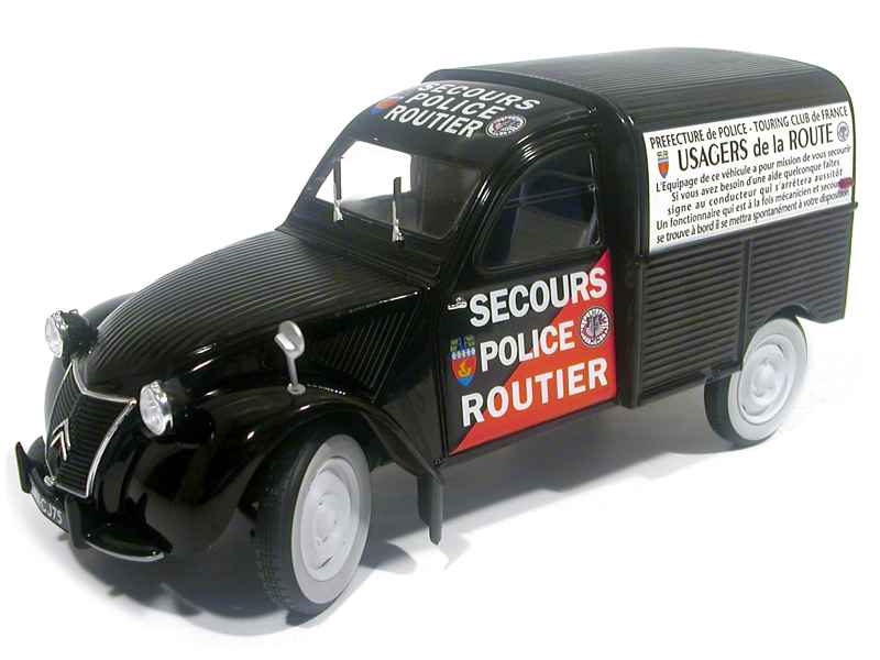 Miniature Clé - Citroën 2CV Fourgonnette - Échelle 1/48 - Fabrication Française - Occasion
