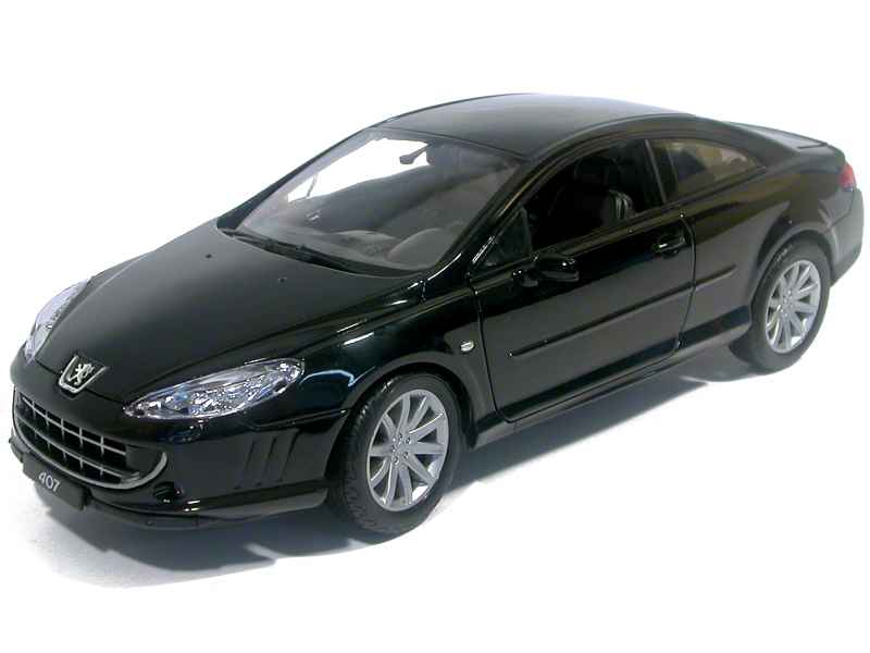 Miniature Peugeot 407 Coupé 2005 – New-Ray – Rouge – Échelle 1:31 – Métal