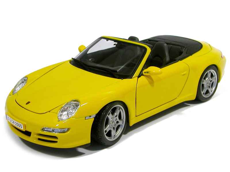 Porsche 911 997 Carrera S Cabriolet 2005 Maisto 1 18 Autos Miniatures Tacot
