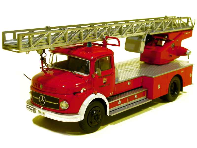 Schuco Feuerwehrmodell MB L322, Freiw. Feuerwehr Münnerstadt,1:18 in