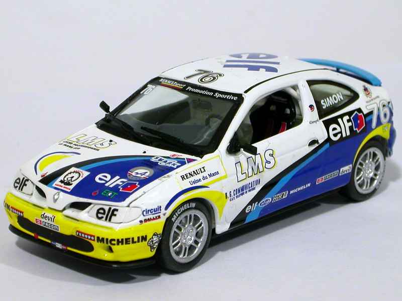 ミニカー ONYX 1/43 RENAULT MEGANE COUPE 1998 Majorette Renault Megane Coupe Matte Black - 5Y 1:64 3