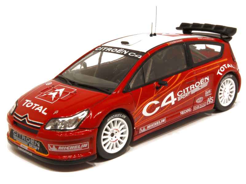 54 - Citroën C4 WRC Rallye Automobile Monte-Carlo 2008 #1 flag Loeb Sébastien fl