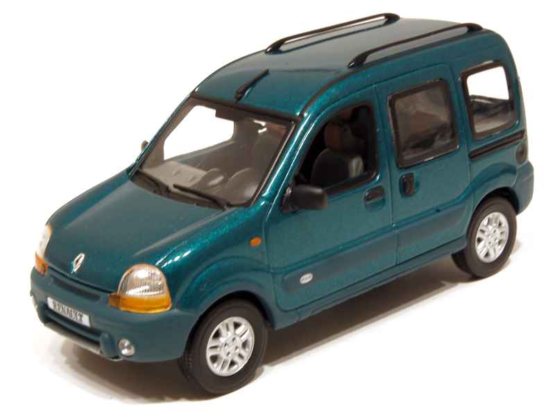 NOREV 1/43 Renault Kangoo vitré グリーン Renault - Kangoo 1998 - Norev - 1/43 - Autos Miniatures Tacot