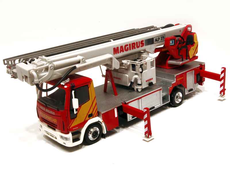 Eligor SB 1/43 – Iveco Eurocargo Magirus Camiva Nacelle Pompiers – Modèle Modifié