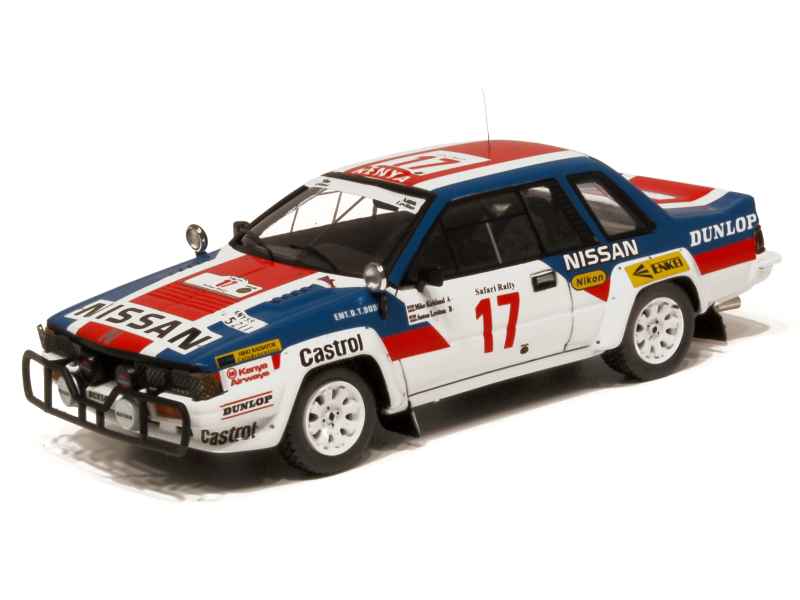 Nissan 240 RS Safari Rallye 1985 – Mike Kirkland – Bizarre BZ222 – Miniature 1/43 Résine