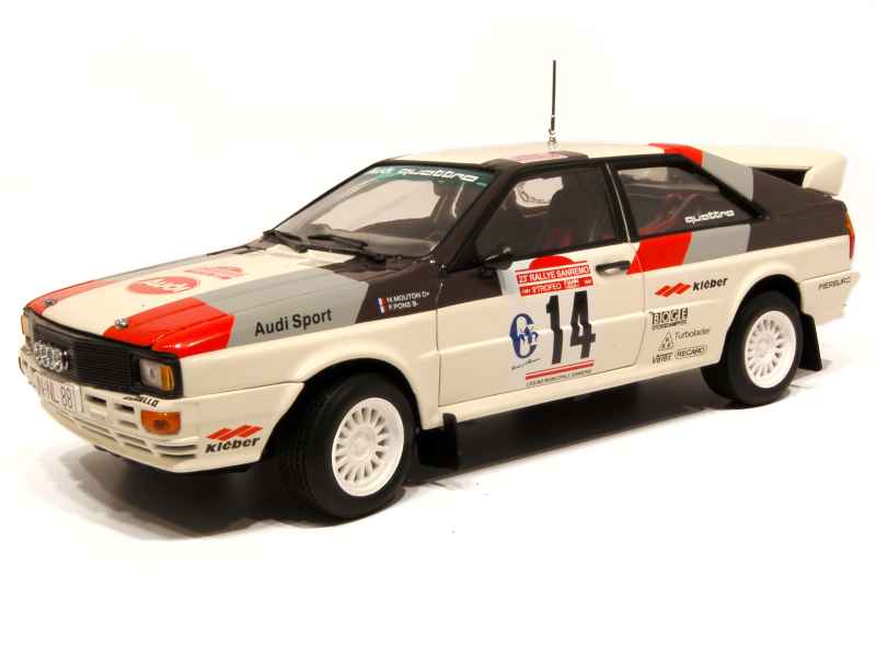 AUDI SPORT QUATTRO S1 RALLYE SAN REMO 1985 W. ROEHRL MINICHAMPS 1:4