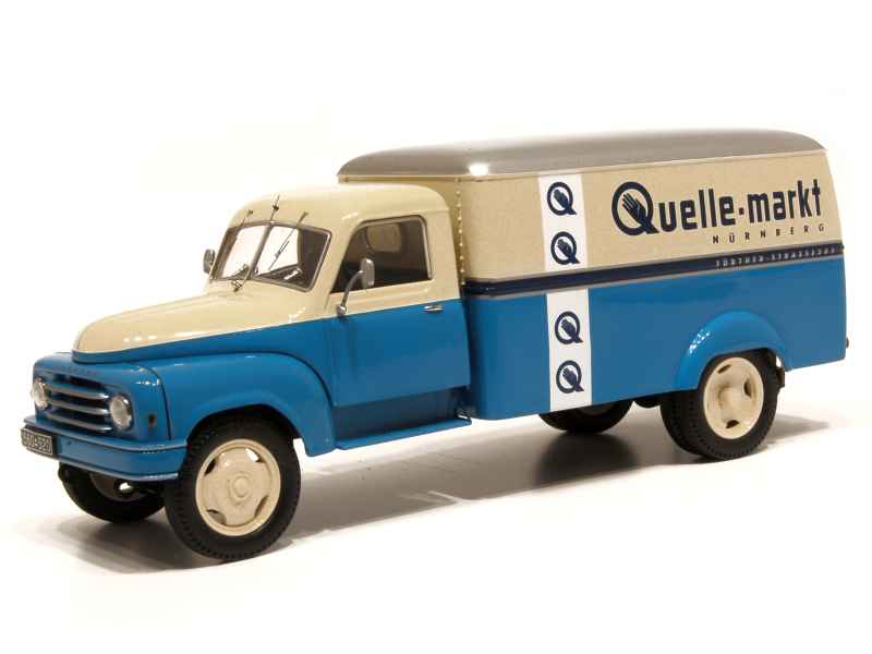 Hanomag - L 28 Fourgon - Schuco - 1/43 - Autos Miniatures Tacot