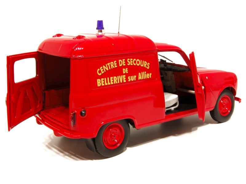 Miniature Renault 4 F4 Pompiers Mende 1:43 - Année 2000, Très Bon état