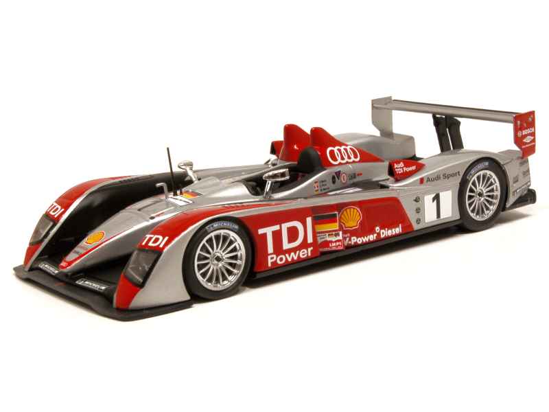 Spark 1/43 - S0680 Audi R10 TDi N°2 - Vainqueur 12H Sebring 2007 - Miniature Résine Occasion
