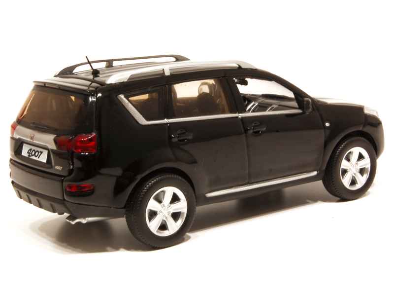 Norev 1/43 - Peugeot 4007 Noire - Miniature - Très Bon état Avec Boîte