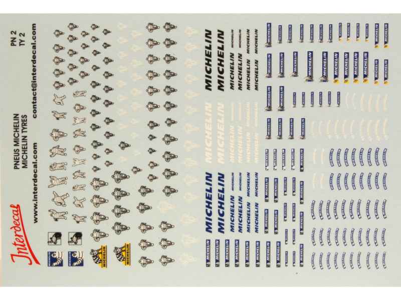 53088 Divers Decals Pneus Michelin