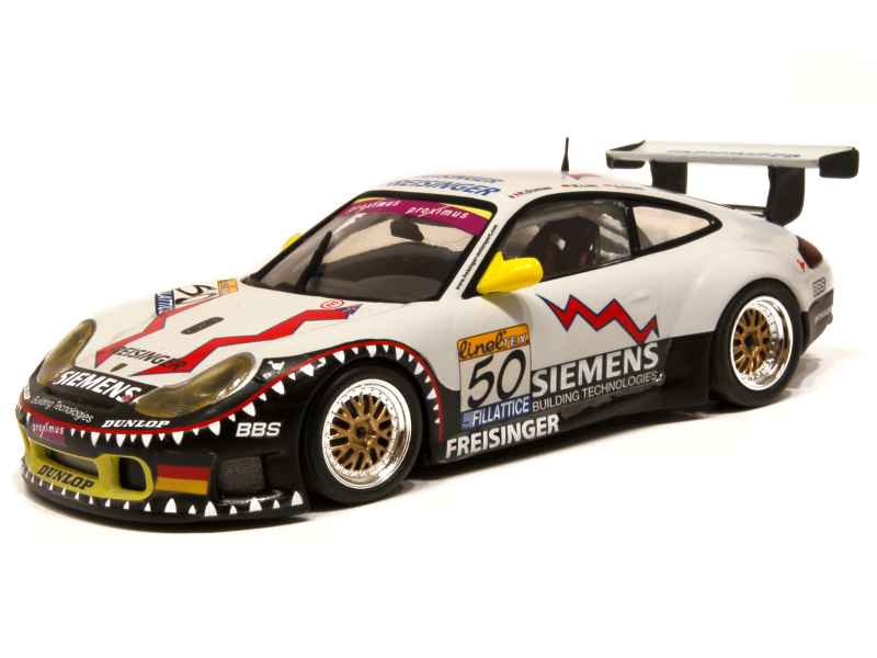 Miniature Porsche 911 GT3 R #53 SPA 2010 Au 1/18 - MINICHAMPS 151108953 - Occasion Rare