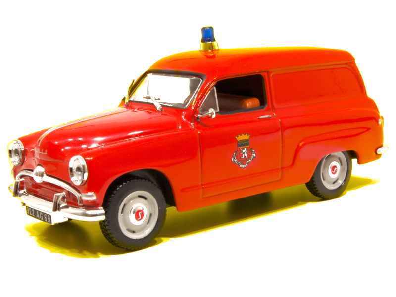 53140 Simca Aronde Messag&egrave;re Pompiers
