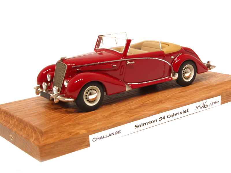 Miniature Salmson 2300 S Cabriolet 1954 - MA COLLECTION C Brianza - 1/43 Résine Signée