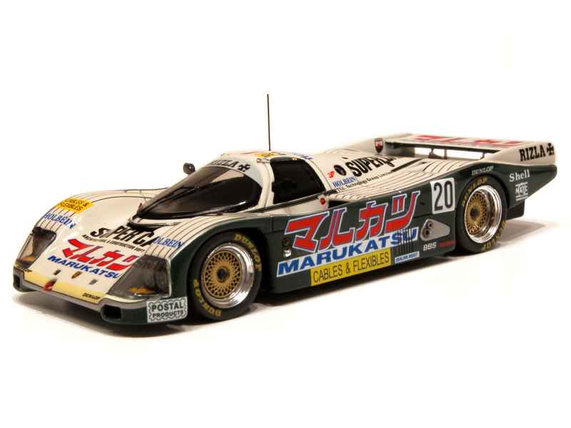SPARK-MODEL S0924 Echelle 1/43 | PORSCHE 962C N 2 LE MANS 1986 BLUE WHITE