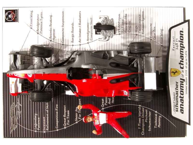 53356 Ferrari F1 Schumacher Anatomy