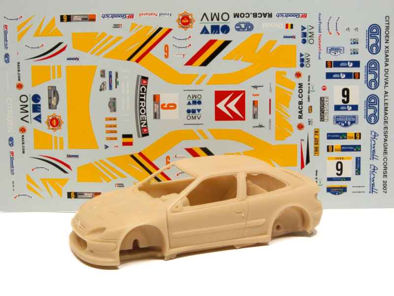 Décalcomanies (decals) 1/43 CITROËN XSARA WRC DUVAL Rallye Australie 2005 - Réf. 1002 - Neuf