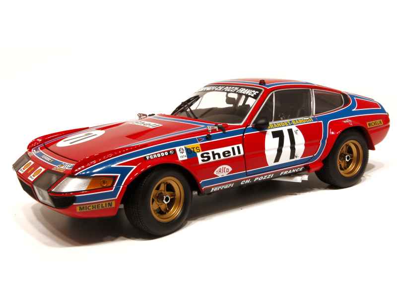 Ferrari - 365 GTB4 Le Mans 1974 - Kyosho - 1/18 - Autos