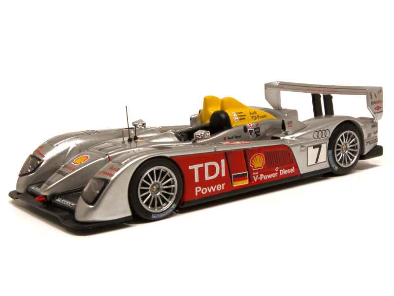 Miniature Spark 1/43 - Audi R10 TDI N°7 - Vainqueur Le Mans 2006